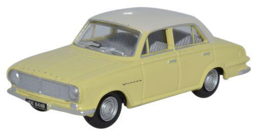 Oxford Diecast Vauxhall FB Victor Alaska White/Primrose OD76FB005