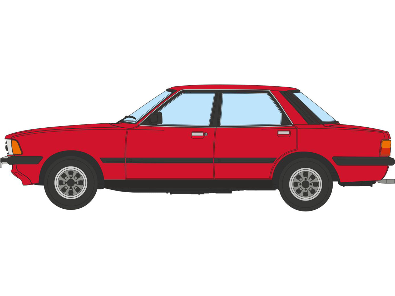 Ford Cortina Mk5 Cardinal Red