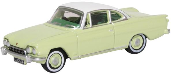 Oxford Diecast Ford Consul Capri Lime Green/Ermine White OD76FCC001