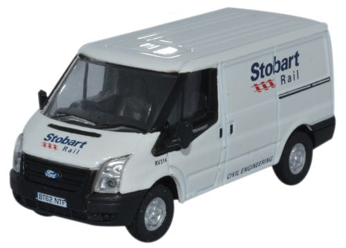 Oxford Diecast Ford Transit SWB Low Roof Stobart Rail OD76FT012