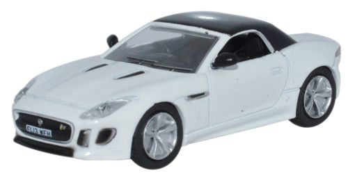 Oxford Diecast Jaguar F Type Polaris White OD76FTYP002