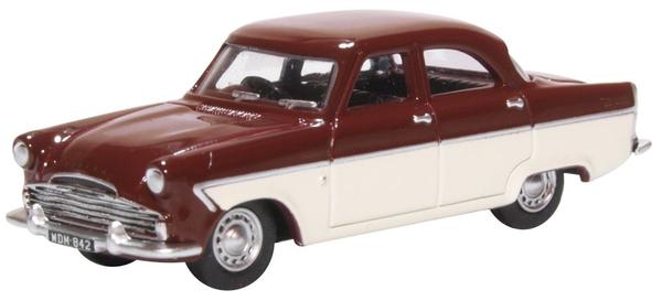 Oxford Diecast Ford Zodiac MkII Imperial Maroon/Ermine White OD76FZ002