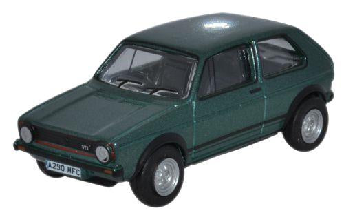 Oxford Diecast VW Golf GTI Lhansa Green Metallic OD76GF005