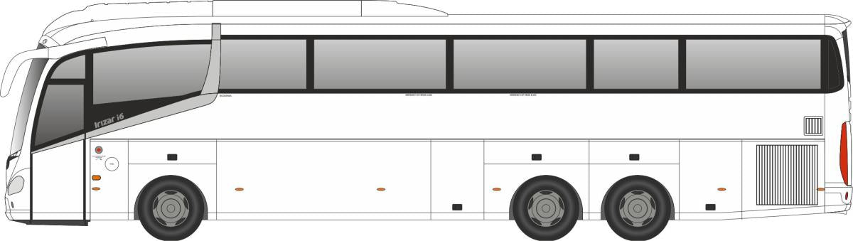 Oxford Diecast Irizar i6 White OD76IR6009