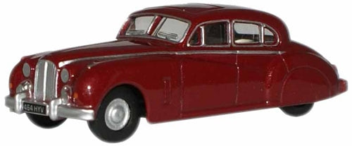 Oxford Diecast Jaguar MkVIIM Claret Metallic (Queen Mother) OD76JAG7004