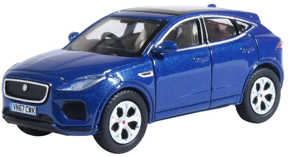 Oxford Diecast Jaguar E Pace Caesium Blue OD76JEP001