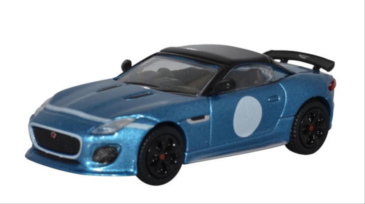 Oxford Diecast Jaguar F-Type Project 7 Ultra Blue OD76JFT002