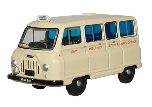 Oxford Diecast Morris J2 Ambulance British Railways OD76JM019