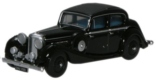 Oxford Diecast Jaguar 2.5 Litre Saloon Black SS OD76JSS002