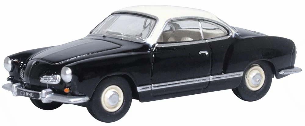 Oxford Diecast Volkswagen Karmann Ghia Black/Lotus White OD76KG002