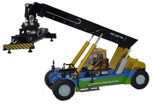 Oxford Diecast Konecranes Reach Stacker W H Malcolm OD76KRS002