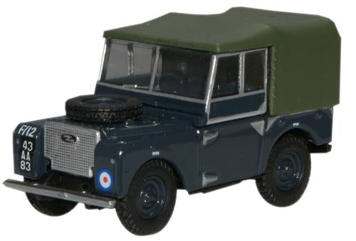 Oxford Diecast Land Rover Series I 80&#39;&#39; Canvas RAF OD76LAN180004