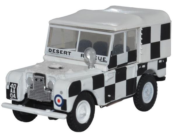 Oxford Diecast Land Rover Series 1 RAF Tripoli Desert Rescue Team OD76LAN180009