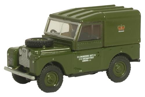 Oxford Diecast Land Rover Series I 88&#39;&#39; Post Office Telephones OD76LAN188006