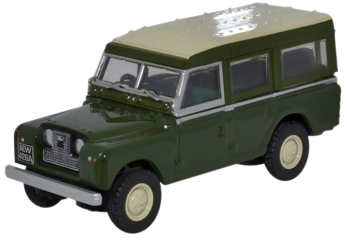 Oxford Diecast Land Rover Series II Station Wagon Bronze Green OD76LAN2002