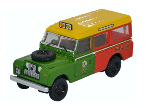 Oxford Diecast Land Rover Series II Station Wagon Shell/BP OD76LAN2013