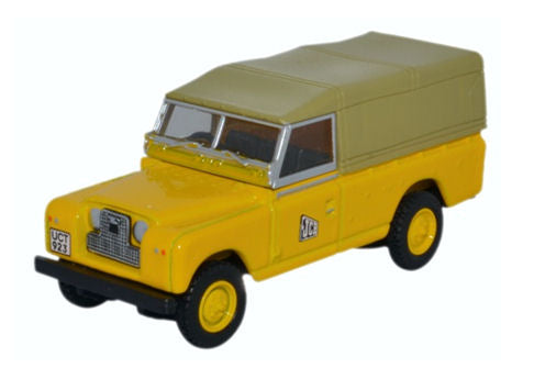 Oxford Diecast Land Rover Series II LWB Canvas JCB OD76LAN2016