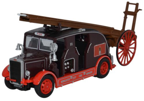 Oxford Diecast Leyland Cub FK7 Newcastle City Fire Brigade OD76LC001