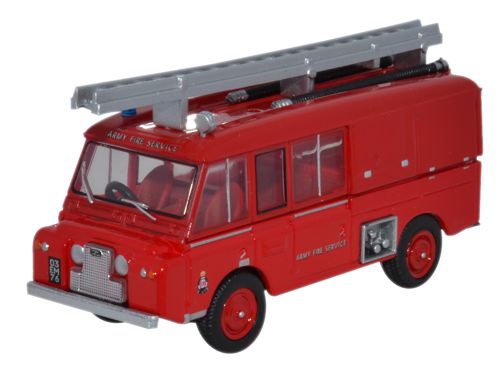 Oxford Diecast Land Rover FT6 Carmichael Army Fire Service OD76LRC004