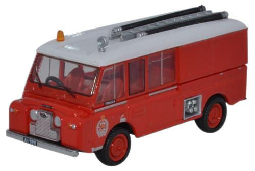 Oxford Diecast Land Rover FT6 Carmichaek New Zealand Fire Service OD76LRC005