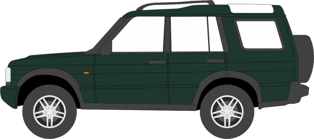 Oxford Diecast Land Rover Discovery 2 Metallic Epsom Green OD76LRD2001