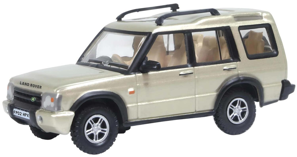 Oxford Diecast Land Rover Discovery 2 White Gold OD76LRD2002