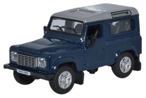 Oxford Diecast Land Rover Defender 2013 Tamar Blue OD76LRDF002