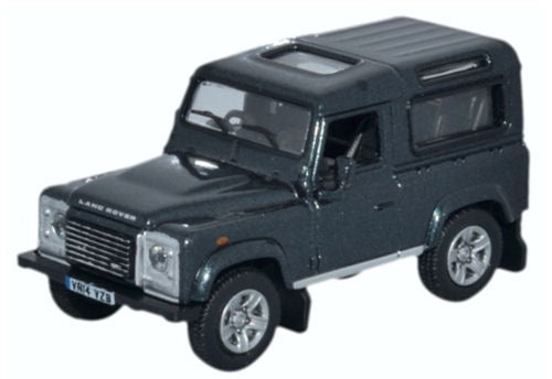 Oxford Diecast Land Rover Defender 90 Station Wagon Santorini Black OD76LRDF006