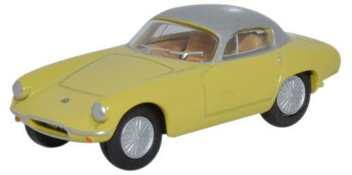 Oxford Diecast Lotus Elite Sunburst Yellow/Silver OD76LTE003