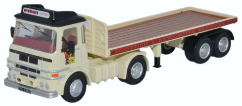 Oxford Diecast ERF LV Flatbed Trailer Scottish &amp; Newcastle OD76LV005