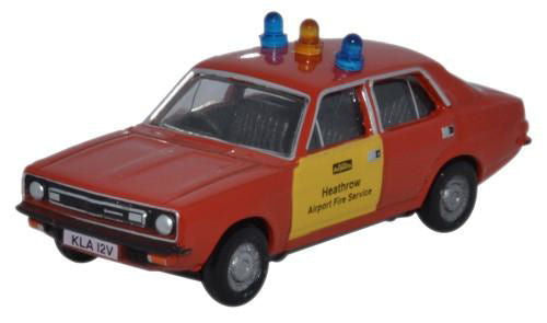 Oxford Diecast Morris Marina Heathrow Fire Service OD76MAR005