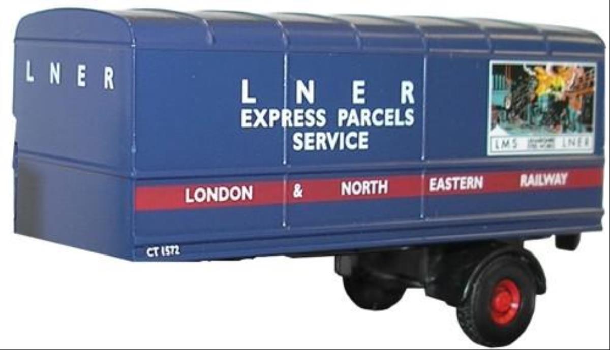 Oxford Diecast LNER Box Twin Trailer Pack OD76MH004T