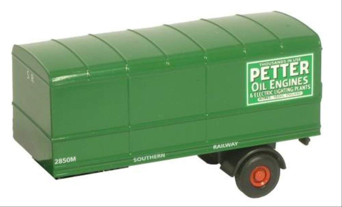 Oxford Diecast Southern Box Twin Trailer Pack OD76MH008T