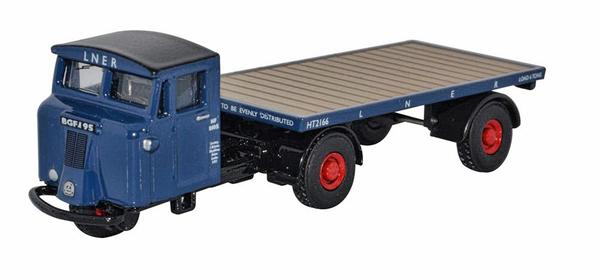 Oxford Diecast Scammell Mechanical Horse Flatbed LNER OD76MH020