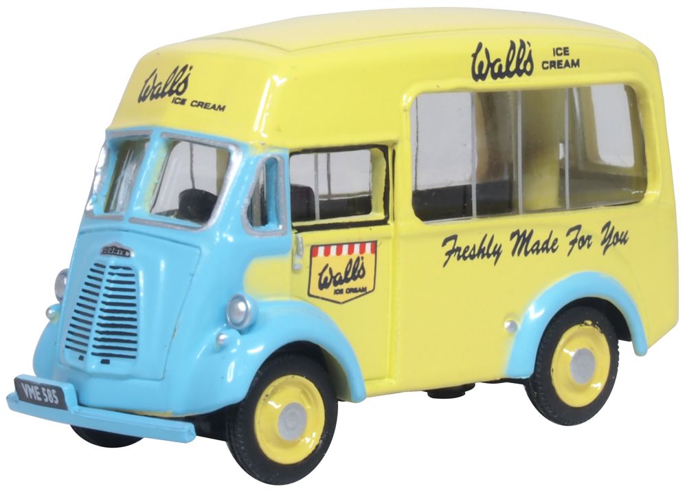 Oxford Diecast Morris J Type Ice Cream Van Walls OD76MJ012