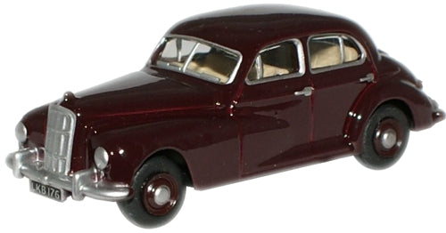 Oxford Diecast Morris Six Maroon OD76MS001