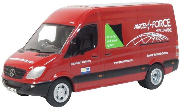 Oxford Diecast Mercedes Sprinter Parcelforce OD76MSV005