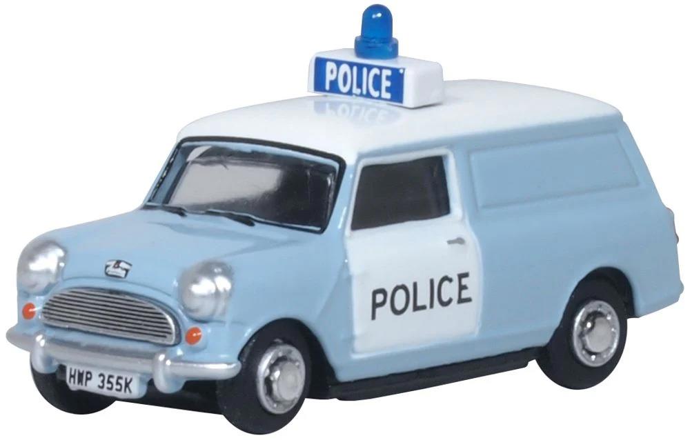 Oxford Diecast Mini Van West Mercia Police (Panda) OD76MV034