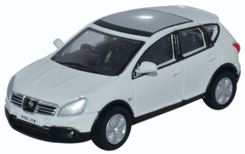 Oxford Diecast Nissan Qashqai White OD76NQ004