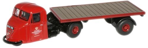 Oxford Diecast Scammell Scarab Flatbed Trailer Post Office Supplies Dept OD76RAB007