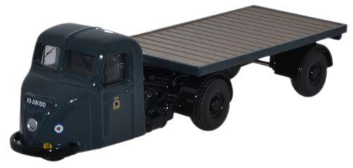 Oxford Diecast Scammell Scarab Flatbed Trailer RAF OD76RAB011