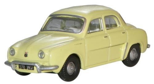 Oxford Diecast Renault Dauphine Yellow OD76RD002