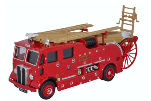 Oxford Diecast AEC Regent III Pump Escape Cardiff City Fire Service OD76REG007