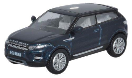 Oxford Diecast Range Rover Evoque 2 Door Coupe Baltic Blue OD76RR003