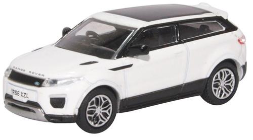 Oxford Diecast Range Rover Evoque 2016 Coupe (Facelift) Fuji White OD76RRE002