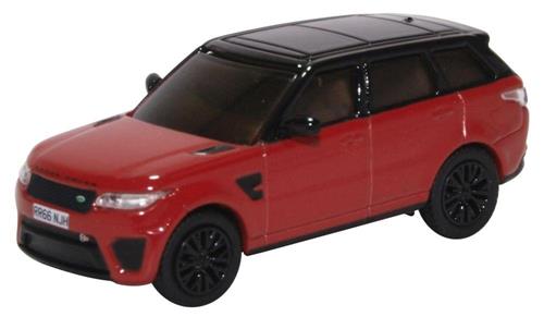 Oxford Diecast Range Rover Sport SVR Firenze Red OD76RRS003