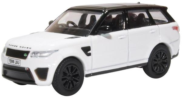 Oxford Diecast Range Rover Sport SVR Fuji White OD76RRS004