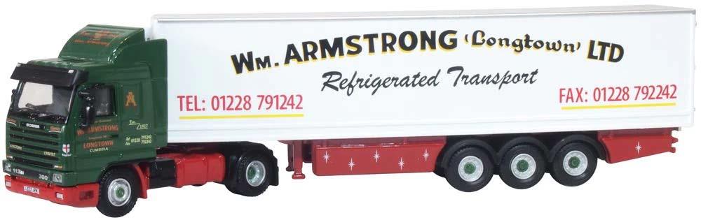 Oxford Diecast Scania 143 40ft Refrigerated Trailer William Armstrong OD76S143005