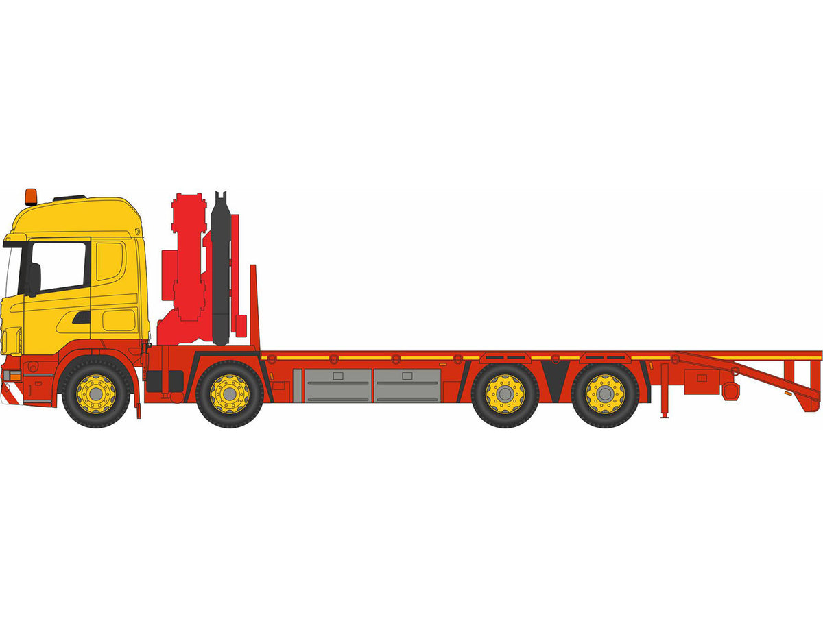 Scania Crane Lorry Yellow