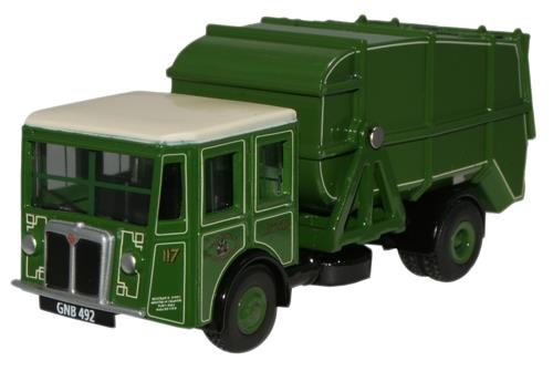 Oxford Diecast Shelvoke &amp; Drewry Dustcart Manchester Corp. Cleansing Dept OD76SD003